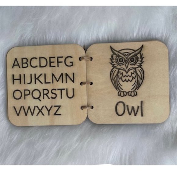 Children's Books Baby Book Baby Shower Gift Baby Gift Wood Books - Picture 4 of 8